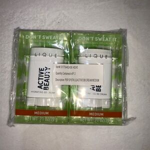 Two Lique bb cream color medium new  in‎ unopened packaging